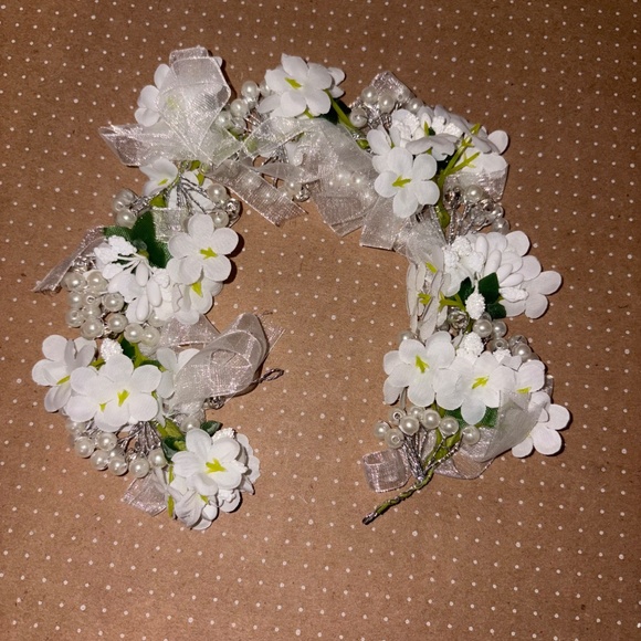 Girls Headpiece Flower Headbands Rhinestone Crystal ForCommunion Bridal Birthday - Picture 5 of 10